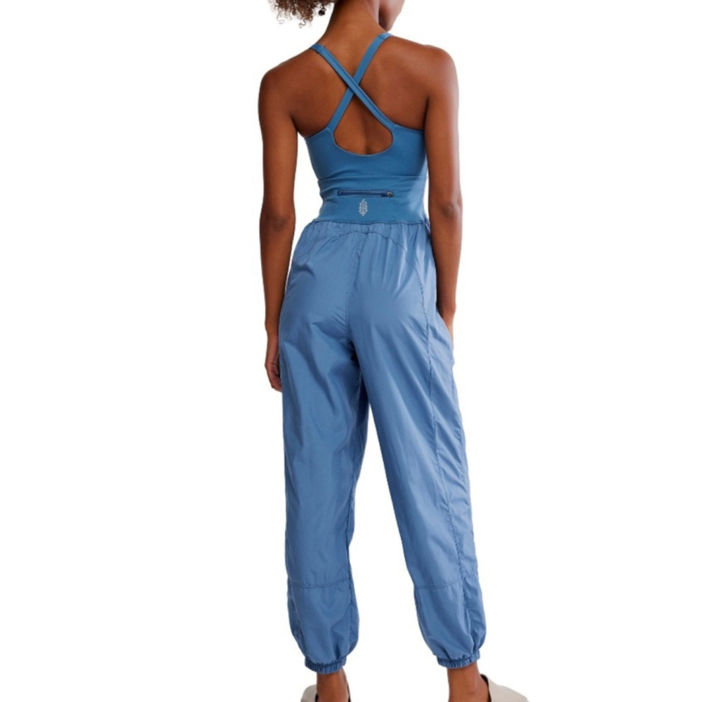 Free People Movement Blue Jumpsuit XL - Picture 4 of 5